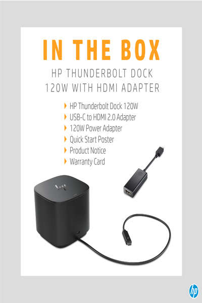 HP Thunderbolt Dock 230W G2: Docking Station - 3TR87AA#UUZ