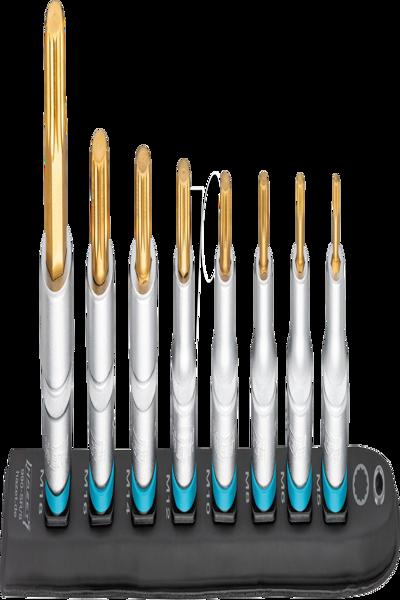 HAZET HZ 990-SR/8 SmartRail 1/2" multi-dents, 8 pièces
