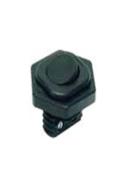 Bachmann 924.132, Rocker switch, 1P, Black, 250 V