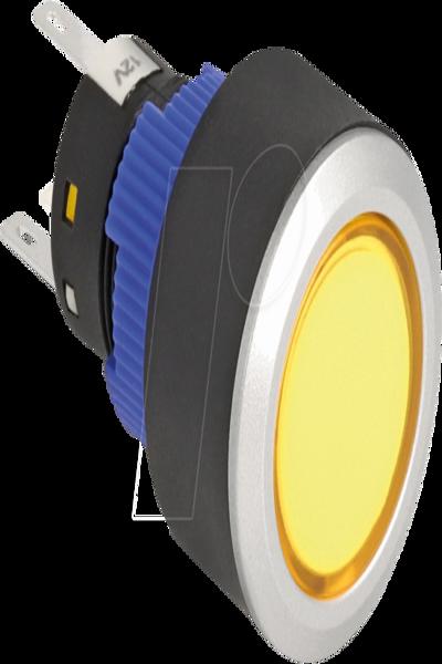 Delock Push Button protruding 22 mm 5 x Solder flat Plastic LED - 22050