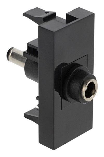 Delock Easy 45 Module DC 5.5 x 2.1 mm Jack to 5.5 2.1 Plug - 90959
