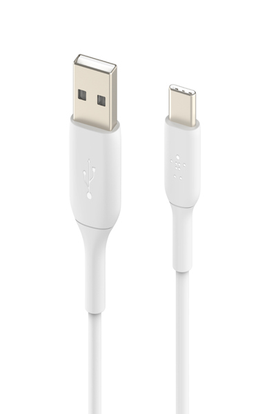 Belkin USB-A to USB-C PVC cable white 1m - Digital connection - CAB001BT1MWH2PK