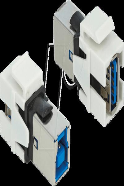 Delock Keystone module - USB adapter - 86394