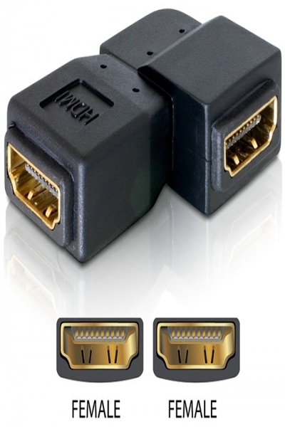 Delock HDMI adapter - HDMI female to HDMI female - 65078