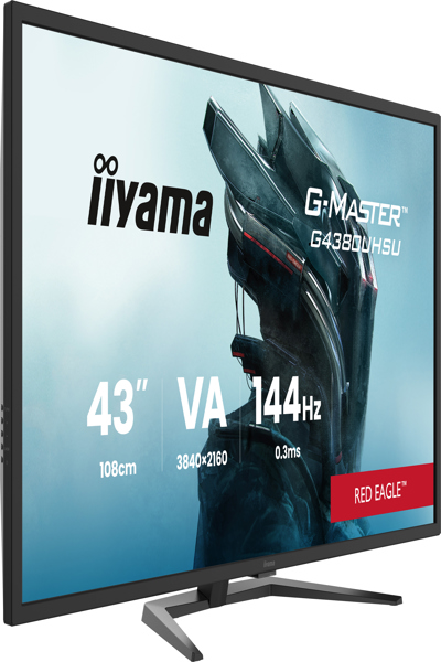 IIYAMA G4380UHSU-B2 43 RED EAGLE UHD MONITOR - G4380UHSU-B2
