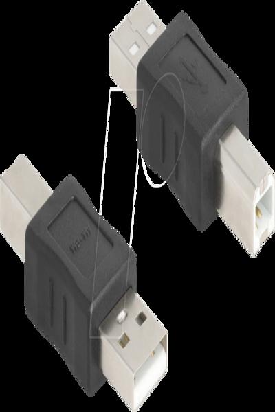 Adaptateur USB Delock - USB (M) vers USB Type B (M)