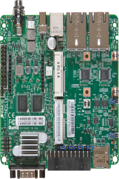 Supermicro A1SQN-E, Intel, ECC, 0,5 Go, MicroSDHC, Fast Ethernet, Intel