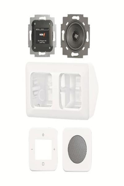 BUSCH JAEGER Radio 8250 AJ-214-101 DAB+ Komplettset Eckmont