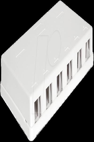 Delock Keystone ytmonterad låda - 86227