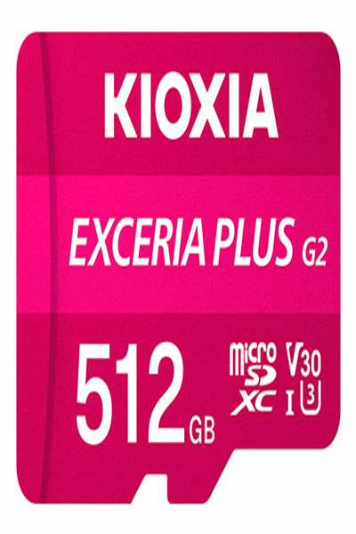 Kioxia EXCERIA PLUS G2 512GB MicroSDXC UHS-I Class 10
