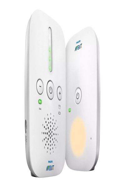 Philips AVENT Audio Monitors Essential SCD502 Audio Baby Monitor DECT - DECT babyphone - 120 channels - 300 m - 50 m - 300 m - White - SCD502/26