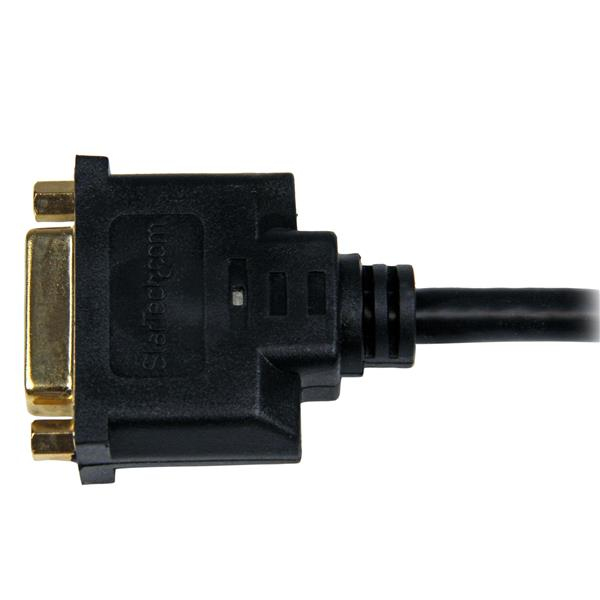 StarTech HDMI to DVI Adapter 20cm - DVI-D (25 pin) (female) to HDMI (19 pin) (male) - Monitor Dongle Adapter Cable - Video Connection - HDMI / DVI - 20.32 cm - HDDVIMF8IN