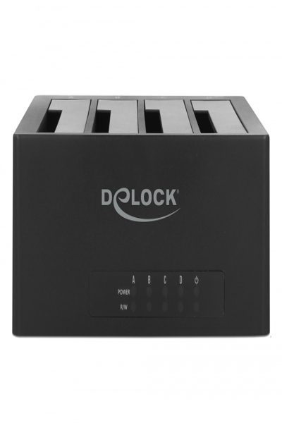 Delock USB Typ-C dockningsstation för 4 x SATA HDD / SSD - 63930