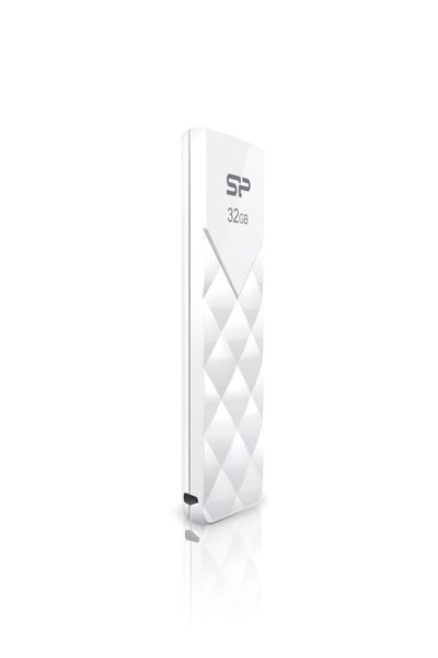 Silicon Power Ultima U03 - 32 GB - USB Type-A - 2.0 - Slide - 13 g - White - SP032GBUF2U03V1W