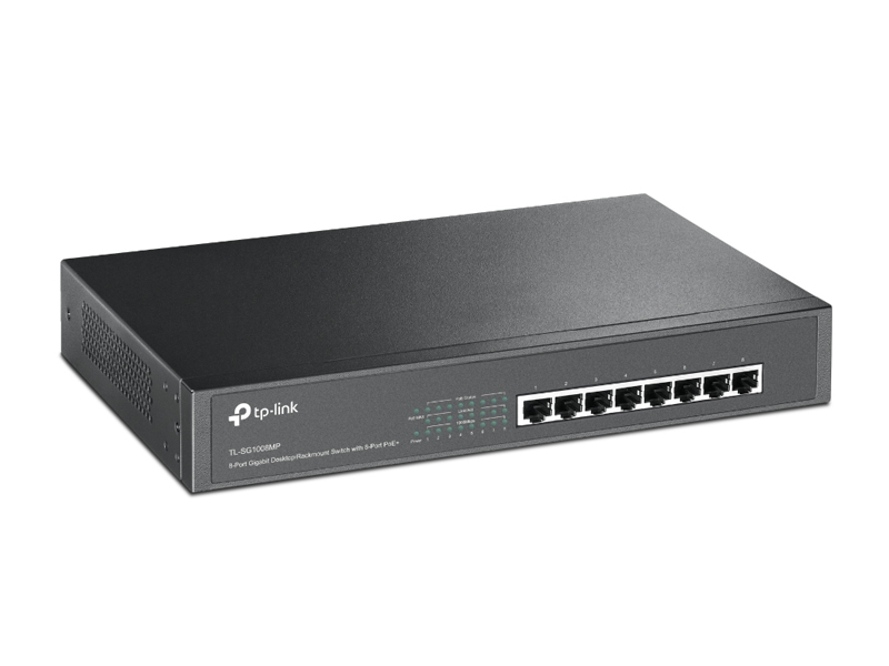 TP-LINK Network Switch -TL-SG1008MP - 8 Ports PoE+ Network Switch - TL-SG1008MP