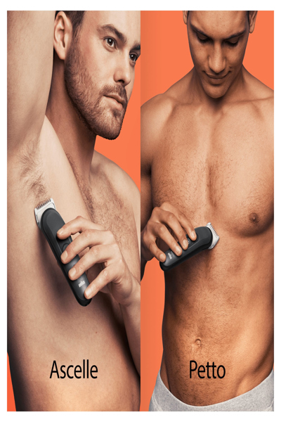 Braun BodyGroomer 3 BG3340 Tondeuse corps Noir/Gris