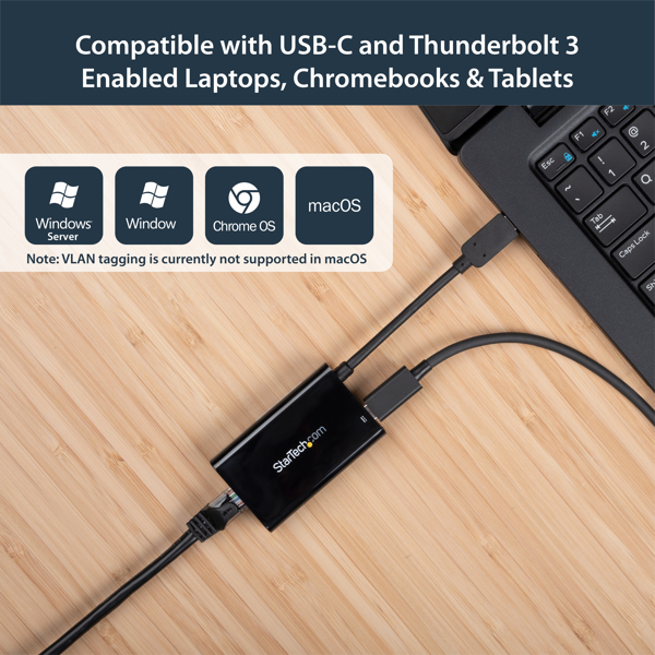 StarTech US1GC30PD USB-C to Gigabit Network Adapter PD - US1GC30PD