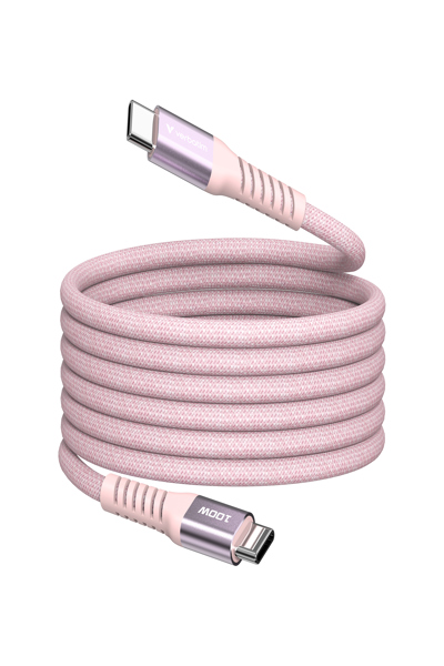Verbatim Sync&Charge 100W USB-C/USB-C Magnetic pink 31857 - Cable - Digital - 31857