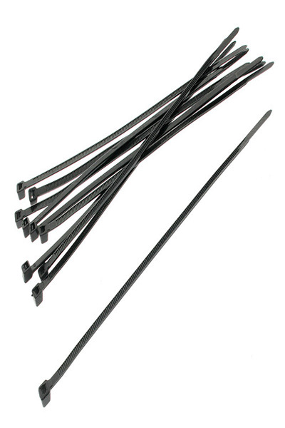 Lot de 10 serre-câbles InLine - Noir