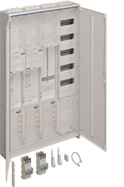 Hager armoire complète BW ZB34SEQ29A 2eHZ/SG/VF-5rh/APZ eHZ 1100