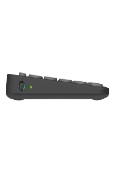 Logitech Pebble Keys 2 K380s - Mini - Wireless - RF Wireless + Bluetooth - Scissor key switch - AZERTY - Graphite - 920-011803