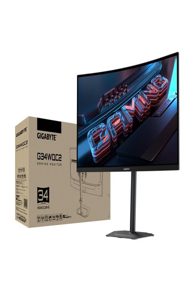 GIGABYTE G34WQC2 34 WQHD CURVED GAMING MONITOR - G34WQC2-EK