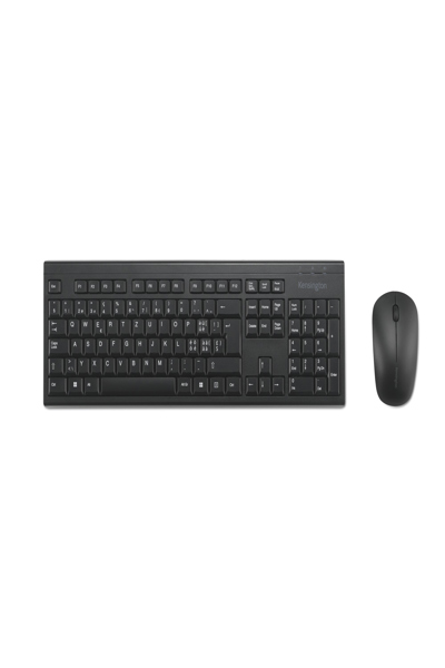 Kensington KM150 EQ Wireless Keyboard/Mouse Set - Keyboard - 1,200 dpi - K75562CH
