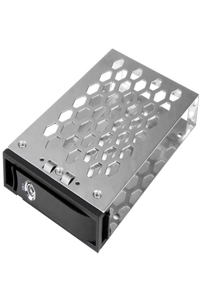 StarTech.com 2.5" Hot Swap Festplatten Wechselrahmen - Träger für Speicherlaufwerk (Caddy) - 6,4 cm (2.5") - schwarz & silber (SATSASTRX25) - SATSASTRX25