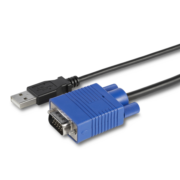 StarTech USB 2.0 KVM Console - Mobile Laptop Crash Cart Adapter with Data Transfer and Video Recording - Portable USB KVM Console - KVM Switch - 1 Port - NOTECONS02