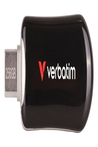 Verbatim Plectra Black USB-C Flash Drive 30226 - USB-Stick - 256 GB - 30226