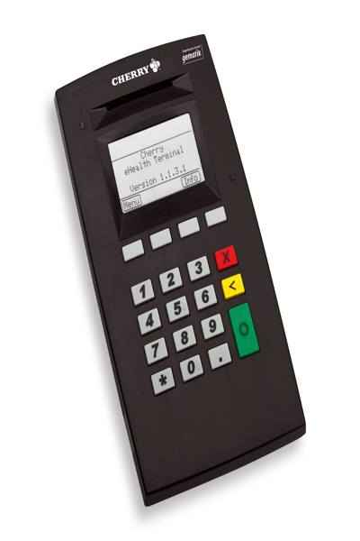 Cherry eHealth Terminal ST-1503 eGK BCS Bundle - Clavier - Noir