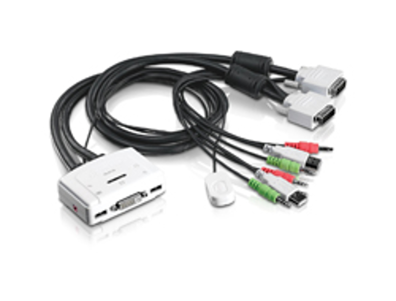 TRENDnet TRN TK-CD10 - KVM Cable Set, DVI, USB, Audio, 3 m - TK-CD10