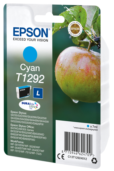 Epson T1292 - L size - cyan - original