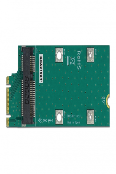 Delock Adapter M.2-nyckel B+M till Mini PCIe-kortplats (PCIe/USB) - 64103