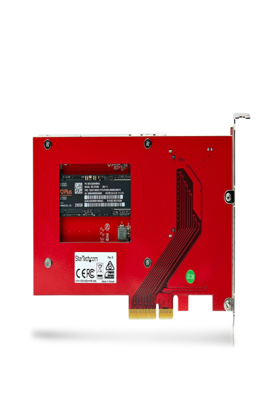StarTech.com M.2 to U.3 Adapter, For M.2 NVMe SSDs, PCIe M.2 Drive to 2.5inch U.3 (SFF-TA-1001) Host Adapter/Converter, TAA Compliant - 1M25-U3-M2-ADAPTER