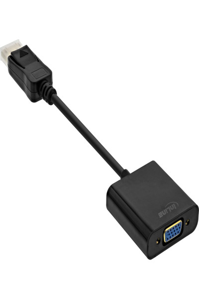 InLine Basic DisplayPort Adapter Cable - DP male / VGA female black 0.15m