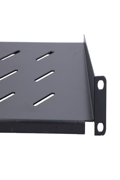 Étagère rack 19" Extralink 1U 250 mm noire pour armoires murales