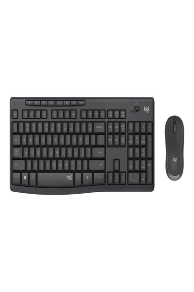 Logitech MK295 Silent Wireless Combo - Full-size (100%) - Wireless - RF Wireless - AZERTY - Graphite - Mouse included - 920-009803