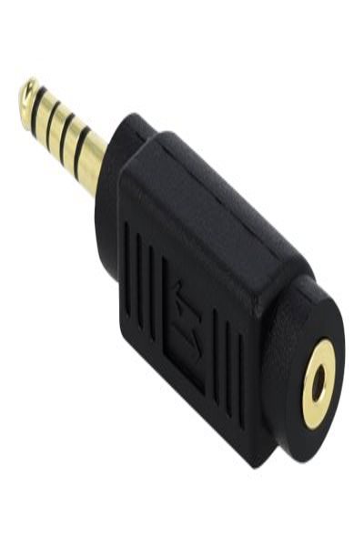 Delock Audio coupler - balanced stereo 4.4 mm male to 4-pole micro jack female - 65996