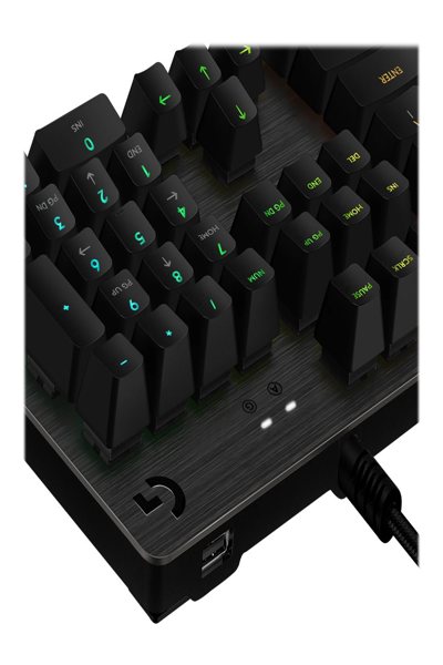Logitech Gaming G512 - Tastatur - Hintergrundbeleuchtung - Keyboard - 26 keys - 920-009344