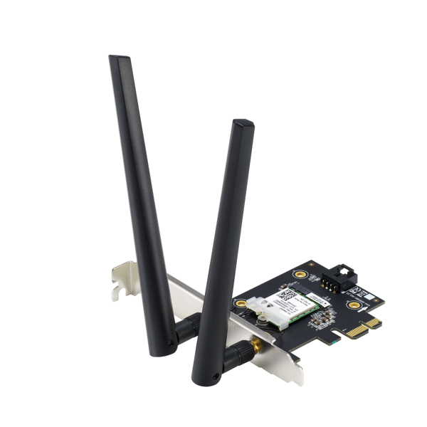 ASUS PCE-AX1800 - Nätverksadapter - PCIe (Wi-Fi 6) - 90IG07A0-MO0B00