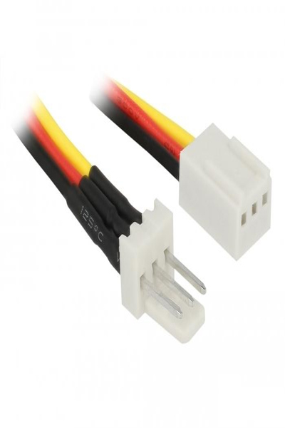 Câble d'alimentation pour ventilateur Delock - Alimentation interne 3 broches (M) vers alimentation interne 3 broches (F)