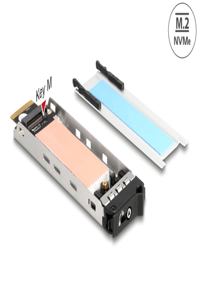 Delock Hårddiskhållare - M.2 NVMe-kort - 47037