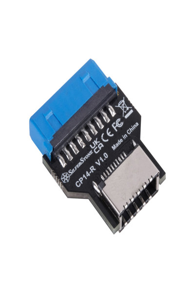 SilverStone CP14-R intern USB 3.0 auf 3.1 Typ C Frontpanel Adapter - Adapter - Digital - SST-CP14-R