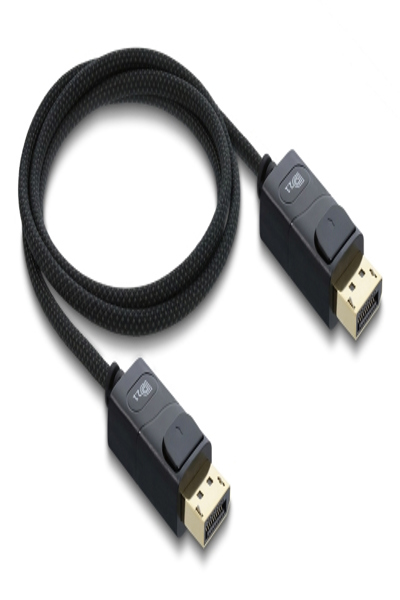Delock Coaxial DisplayPort Cable 16K 60 Hz 80 Gbps with Braided Sheath - Cable - Digital/Display/Video - 81671