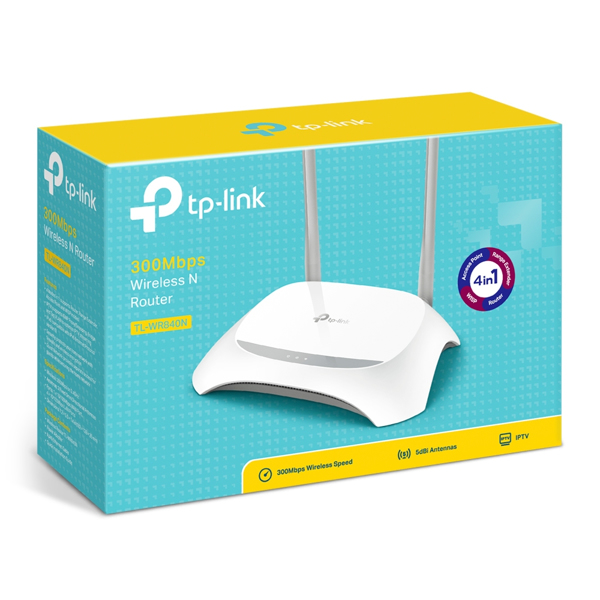 TP-LINK TL-WR840N - Wi-Fi 4 (802.11n) - TL-WR840N