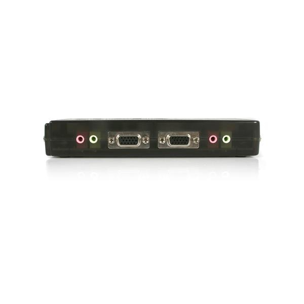 StarTech 4 Port Black USB KVM Switch Kit w/Cables - SV411KUSB