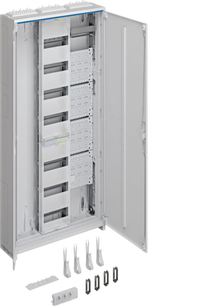 Armoire multimédia complète Hager univ. ZB33NW 1V7rMM 1 panneau 1100x800x205
