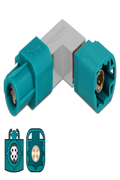 Adaptateur de données Delock - HSD Z femelle vers HSD Z mâle