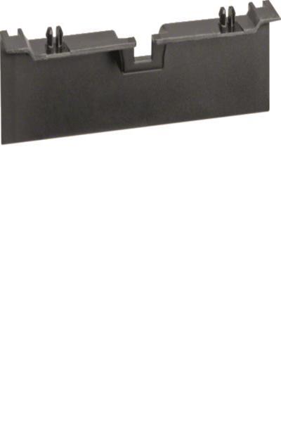 Tablier porte-unité Hager SL20080A RAL9011 noir graphite